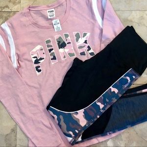 Football Tee & Ultimate High Waist Camo Legging